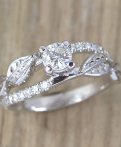 Nature Engagement Ring, Twig Engagement Ring