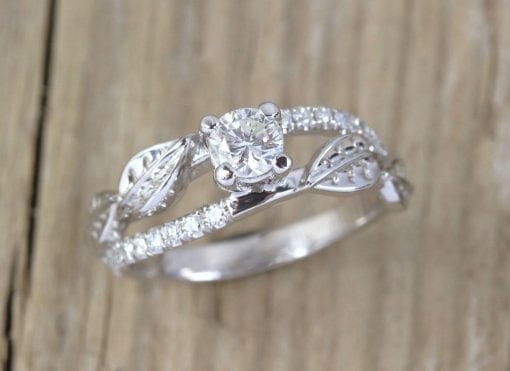 Nature Engagement Ring, Twig Engagement Ring