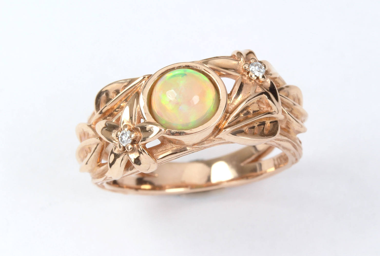 Opal Ringwhite Fire Opal Engagement Ring Setoval Opal Bridal Etsy