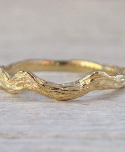 Twig Wedding Band, Branch Ring