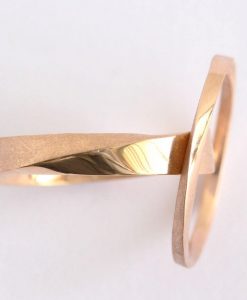 Wedding Band Set, His And Hers Wedding Rings Set