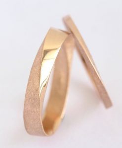Wedding Band Set, His And Hers Wedding Rings Set