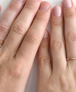 Wedding Band Set, His And Hers Wedding Rings Set