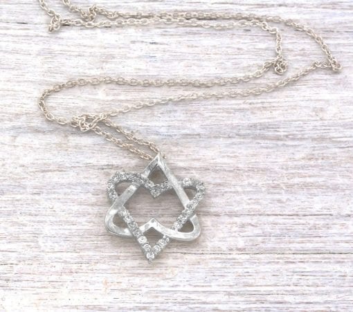 Magen David in My Heart Star of David Necklace,jewish  Jewelry,love,heart,quality Surgical SS Pendant, Judaica, Israel, Jewish Star  Necklace - Etsy