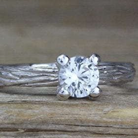 Alternative engagement ring, Nature inspired ring