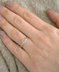 Alternative engagement ring, Nature inspired ring - Image 7