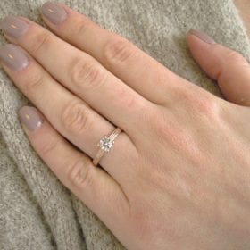 Alternative engagement ring, Nature inspired ring