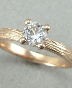 Alternative engagement ring, Nature inspired ring - Image 8