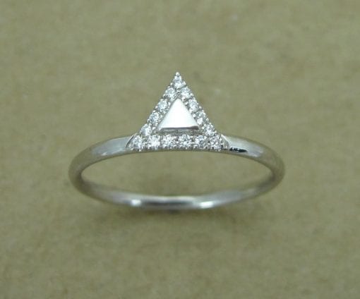 Diamond Engagement Ring Set, Diamond Bridal Set
