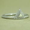 Diamond Engagement Ring Set, Diamond Bridal Set