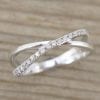 White Gold Diamond Engagement Ring, Diamond Anniversary Ring