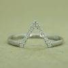 Diamond V Ring, Chevron Diamond Ring