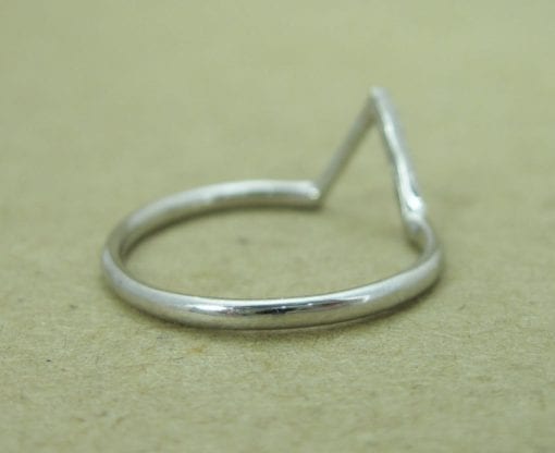 Diamond V Ring, Chevron Diamond Ring