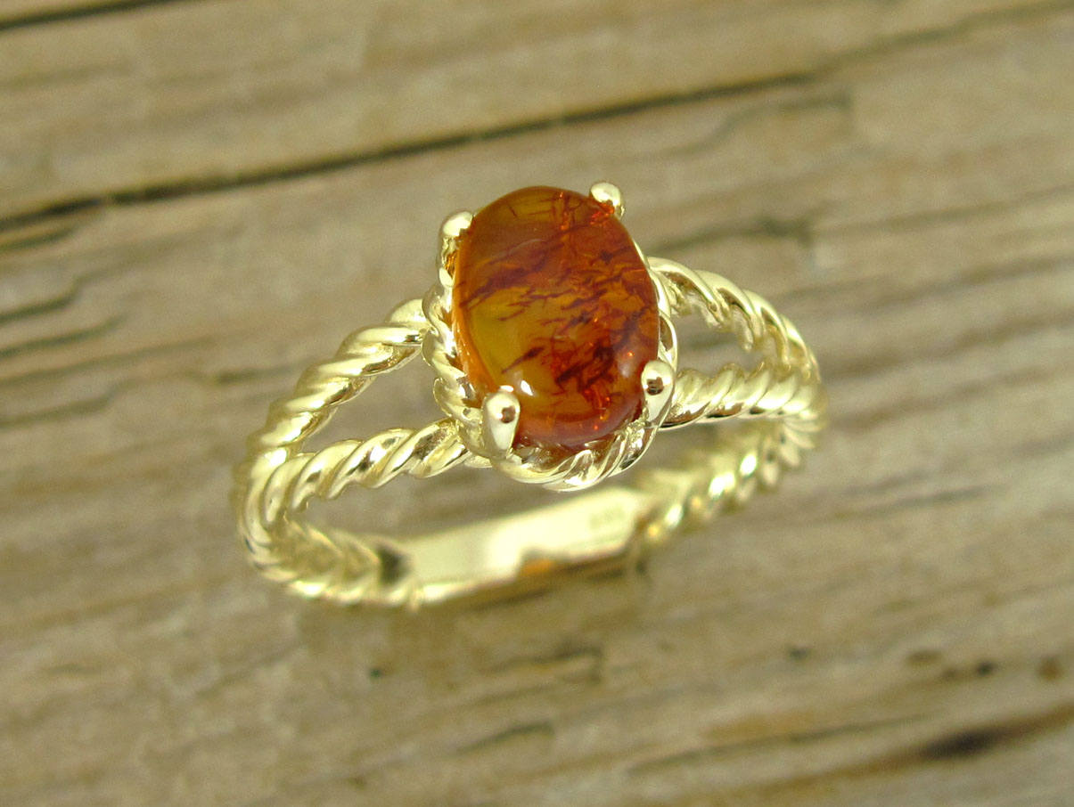 Variety Yellow-orange Baltic Amber Rings Among Stock Photo 2331294107 |  Shutterstock
