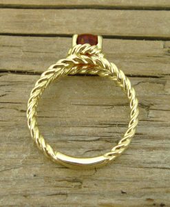 Genuine Amber Ring, Golden Amber Ring - Image 2