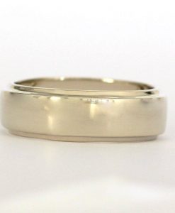 Mens wedding band, Wide mens wedding ring - Image 4