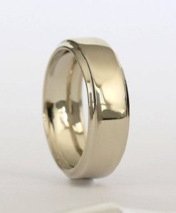 Mens wedding band, Wide mens wedding ring - Image 5