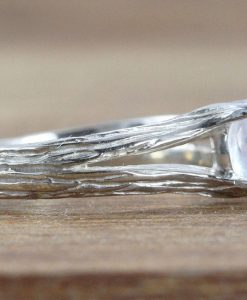 Moonstone Engagement Ring, Moonstone Ring - Image 6