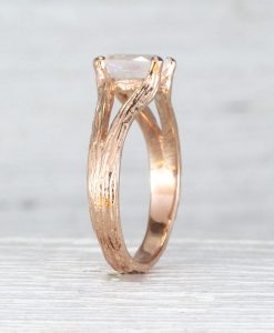 Moonstone Engagement Ring, Moonstone Ring - Image 8