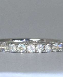 Moonstone Eternity Band, Wedding Band - Image 5