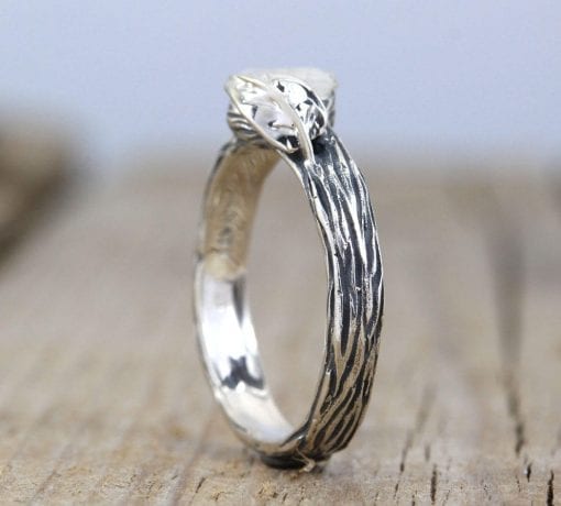 Moonstone Ring, Moonstone Nature Ring