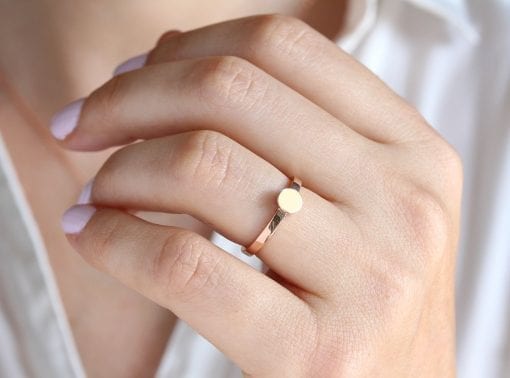 Diamond Name Ring – Alev Jewelry