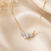 Three Stone Diamond Necklace – 0.70 CT