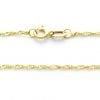 14k solid gold ‘Singapore’ twisted chain – hallmarked, top quality