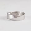 Wide Mans Wedding Band, 8mm Wide Mobius Wedding Band