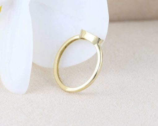 Personalized Gold Name Ring Gold Oval Engraving Ring, Personalized Engraved Signet Stacking Ring Custom Name Jewelry Initials Ring