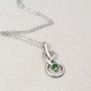 Sterling Silver Leaf Necklace, Delicate Leaf Necklace
