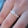 Forever Brilliant Moissanite Engagement Ring, Moissanite Ring