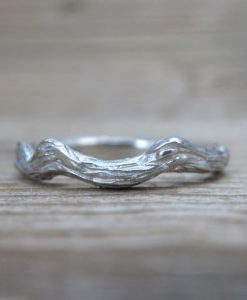 Twig Wedding Ring, Wood Wedding Band - Image 2