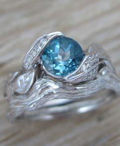 Twig Wedding Ring, Wood Wedding Band - Image 3
