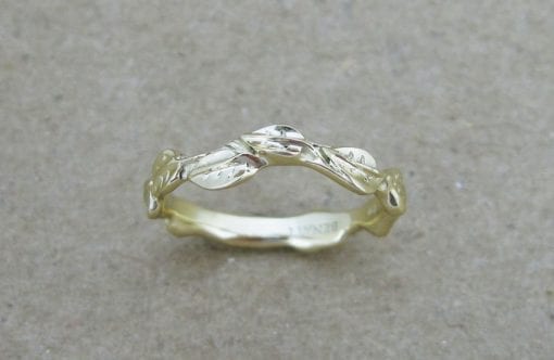 Wedding Leaf Ring, Leaf Wedding Ring
