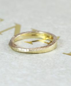14k Gold Mobius Eternity Women’s 3mm Wedding Band, Gold Wedding Band - Image 2