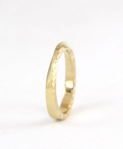 14k Gold Mobius Eternity Women’s 3mm Wedding Band, Gold Wedding Band - Image 7