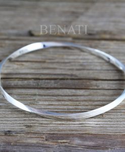 Mobius Bangle 3.5 mm Mobius Bracelet, Twist Bracelet - Image 2