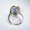 Oval Tanzanite Engagement Ring, Tanzanite Ring