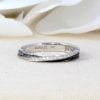 Mobius Diamond Ring, Unique Wedding Band