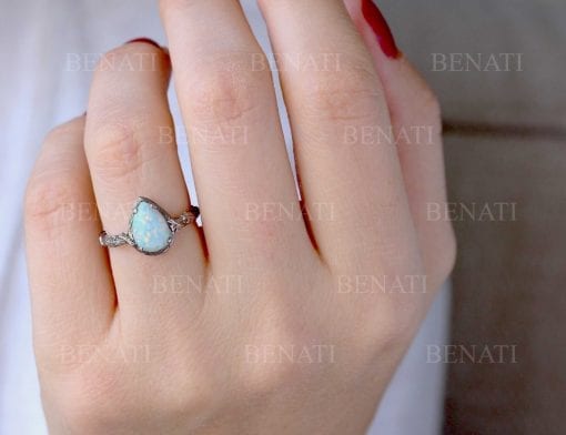 Buy Natural Certified AA Quality Australian White Opal Astrological Purpose  Gemstone Silver Plated Ring for Man and Womenchristmas Gift Online in India  - Etsy