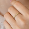 Natural Yellow Sapphire Eternity Band, Solid Gold Sapphire Ring Natural Yellow Sapphire Eternity Band, Solid Gold Sapphire Ring