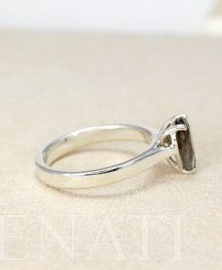 Pear cut labradorite engagement ring, Solitaire unique wedding Ring - Image 4