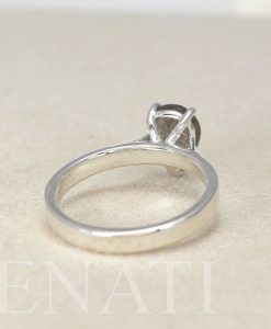 Pear cut labradorite engagement ring, Solitaire unique wedding Ring - Image 7