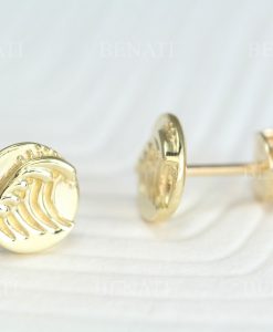 Gold Wave Earrings