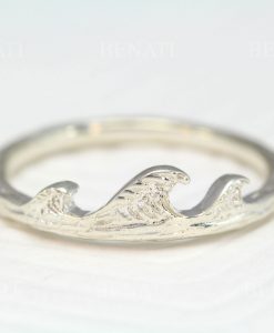 Silver Wave Ring, Swell Ring - Image 5