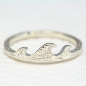 Silver Wave Ring, Swell Ring