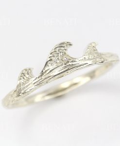 Silver Wave Ring, Swell Ring - Image 8
