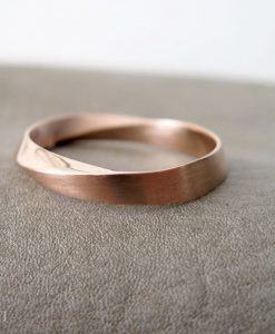 Wedding Ring, 4.5mm Mobius Wedding Band - Image 9