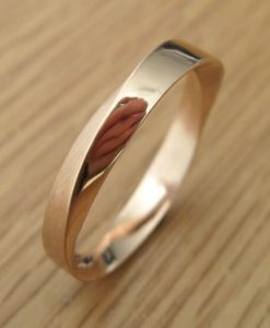 Wedding Ring, 4.5mm Mobius Wedding Band - Image 12